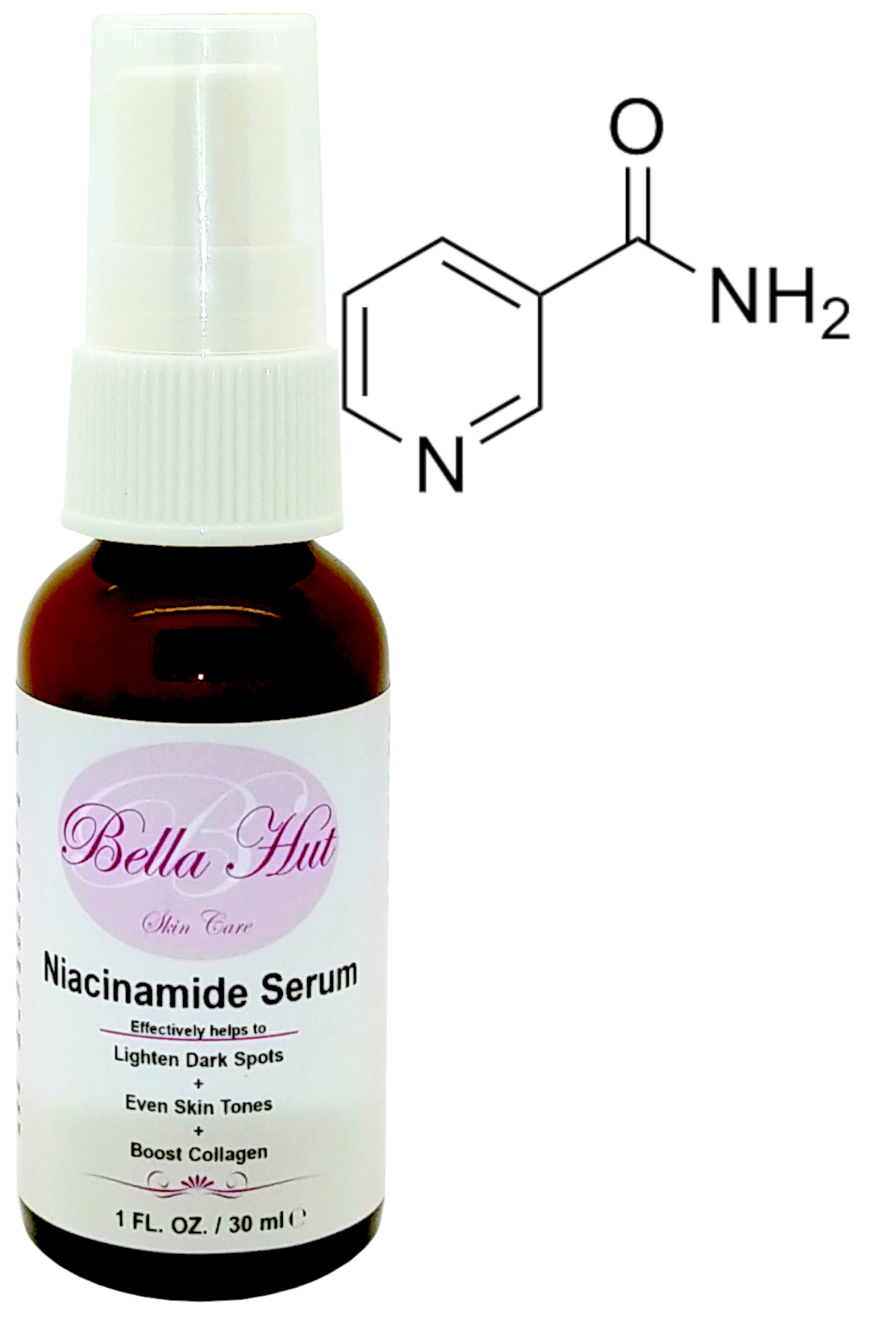 B3 NIACINAMIDE SERUM with B3 Niacinamide, Tripeptide-5 And Collagen Booster for treating hyperpigmentation