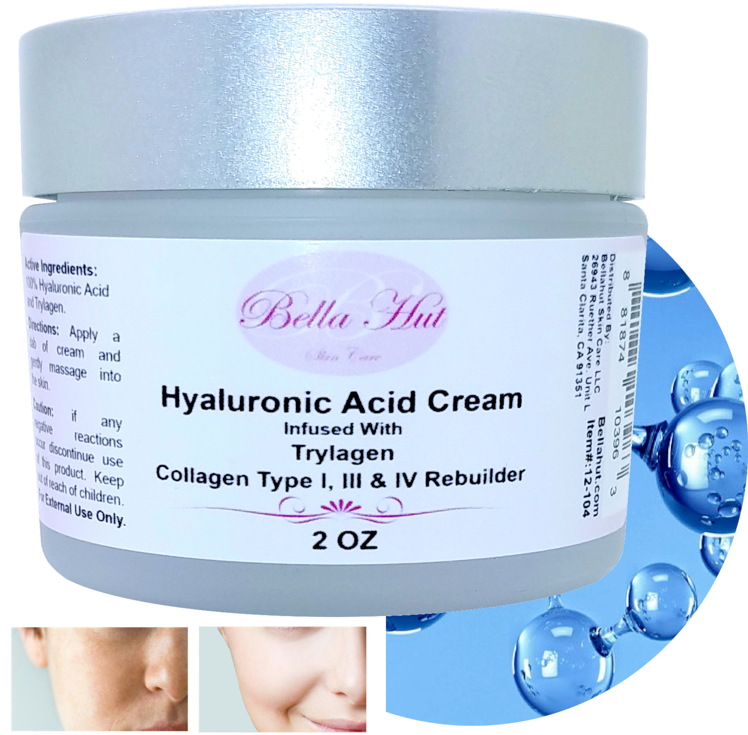 HYALURONIC ACID CREAM with Trylagen