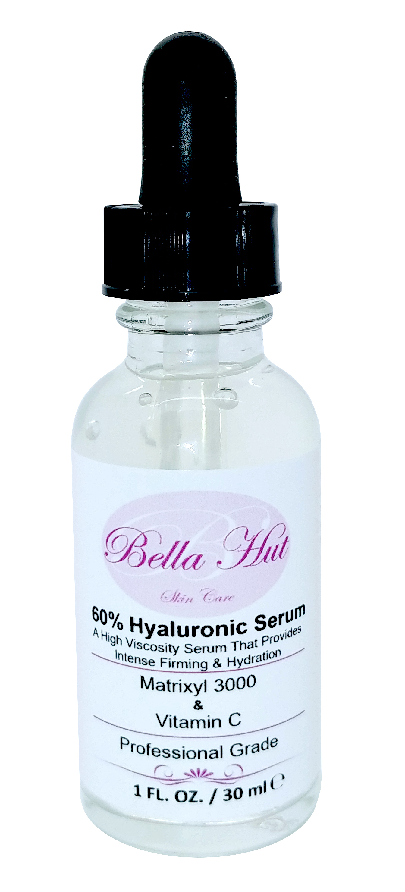 60% Hyaluronic Acid Serum with Matrixyl 3000™ And Vitamin C to reduce wrinkles, fine lines and mositurize skin