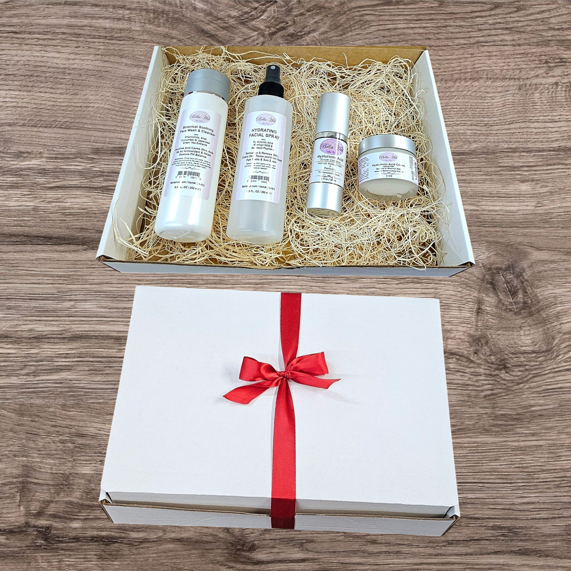 A complete and comprehensive kit for treating dry skin conditions.