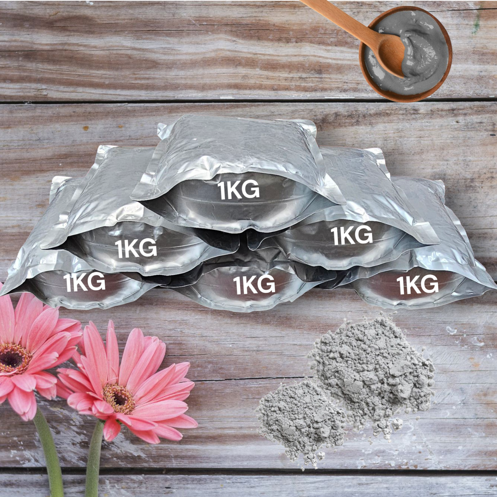 Rubberized Mask Powder with Charcoal