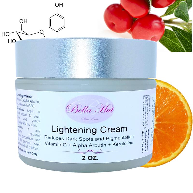 /Lightening Cream with Alpha Arbutin, Vitamin C, Keratoline And AA2G for lightening dark spots and age spots