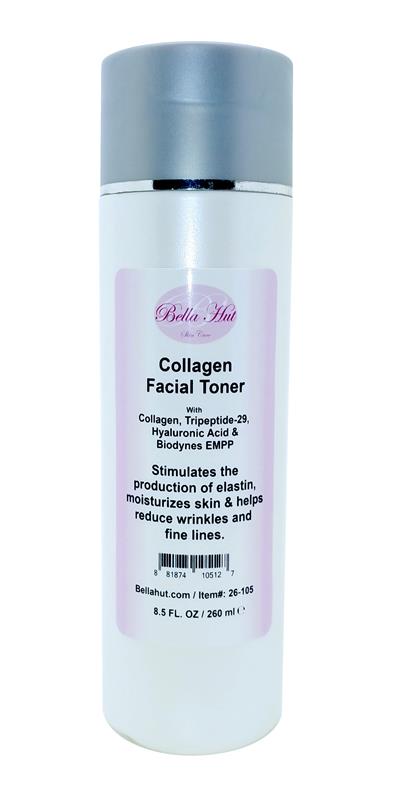 /Collagen Facial Toner with Collagen, Biodynes, EMPP, Tripeptide-29 And Hyaluronic Acid that stimulates collagen