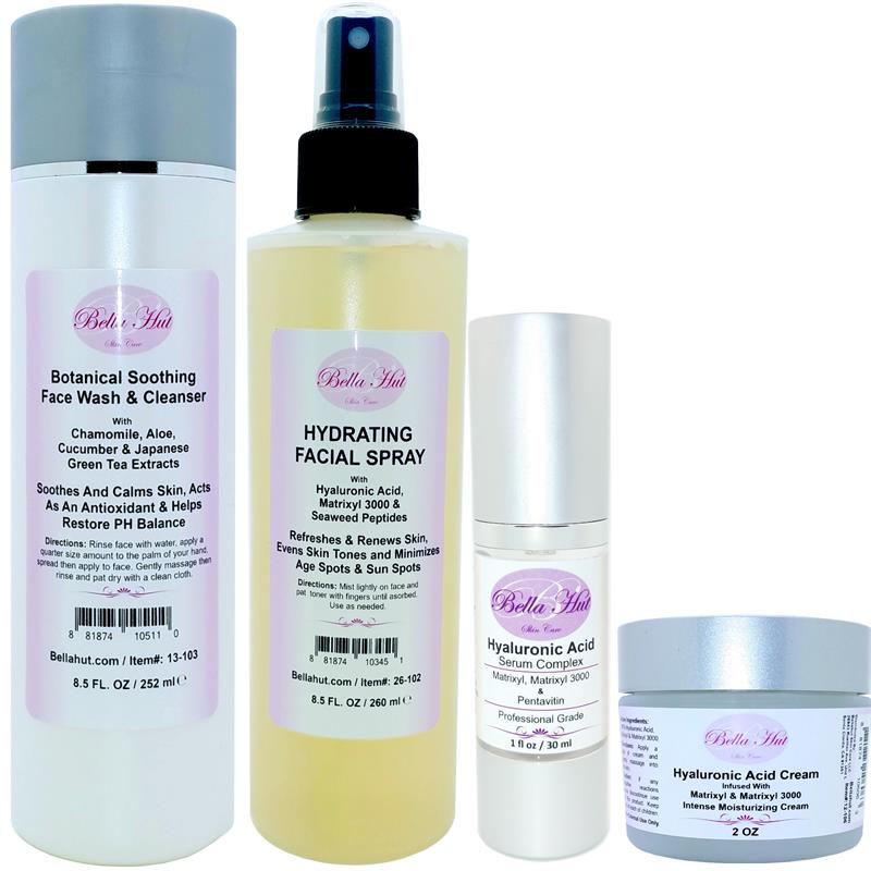 /A complete and comprehensive kit for treating dry skin conditions.