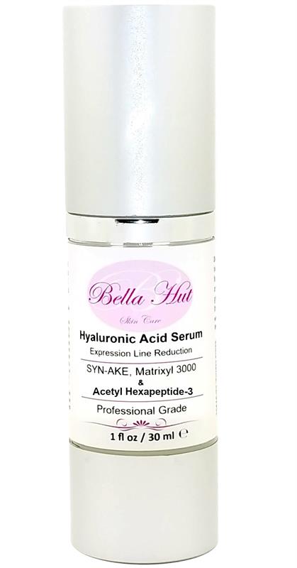/100% Hyaluronic Acid Serum with Syn-Ake Matrixyl 3000 and Acetyl hexapeptide-3