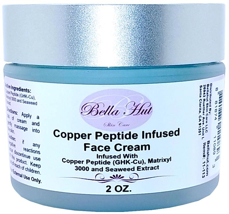 /Wrinkle reducing copper peptide infused cream