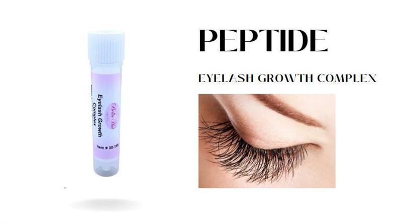 Eyelash growth peptide additive for mixing cream or serum