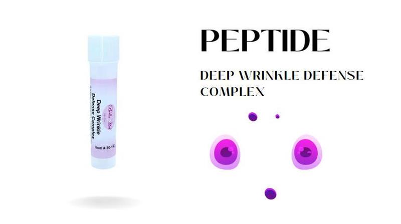 /Deep line defense peptide to be mixed with a base cream, serum or gel.