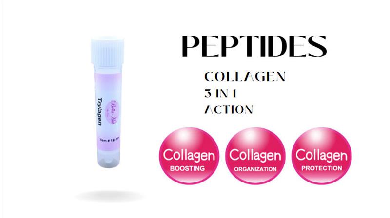 Pure Trylagen peptide additive for mixing cream or serum
