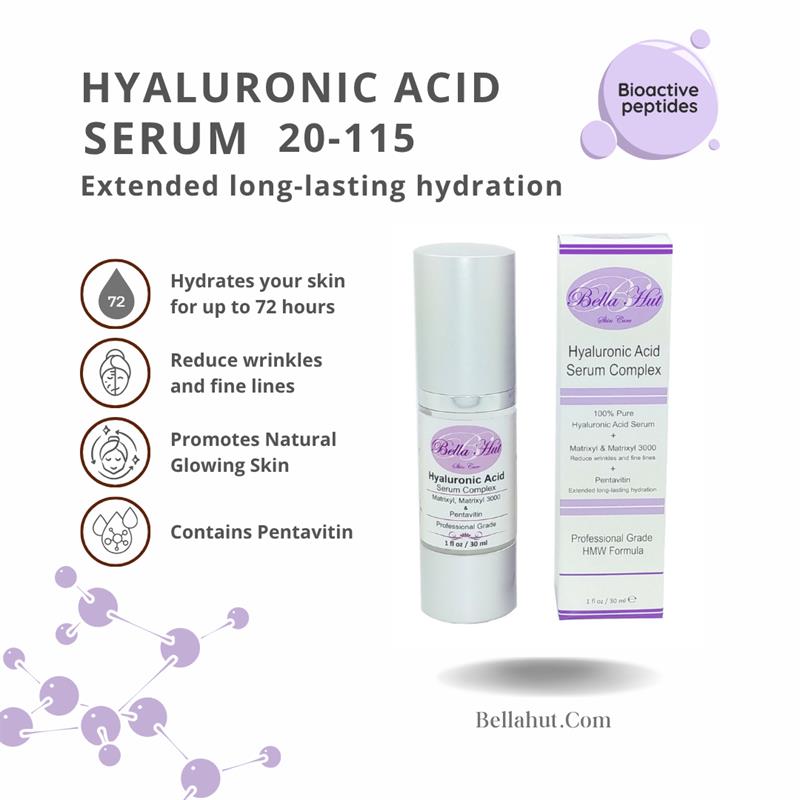100% Hyaluronic Acid Serum with Matrixyl and Matrixyl 3000 and Pentavitin