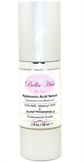 100% Hyaluronic Acid Serum with Syn-Ake Matrixyl 3000 and Acetyl hexapeptide-3